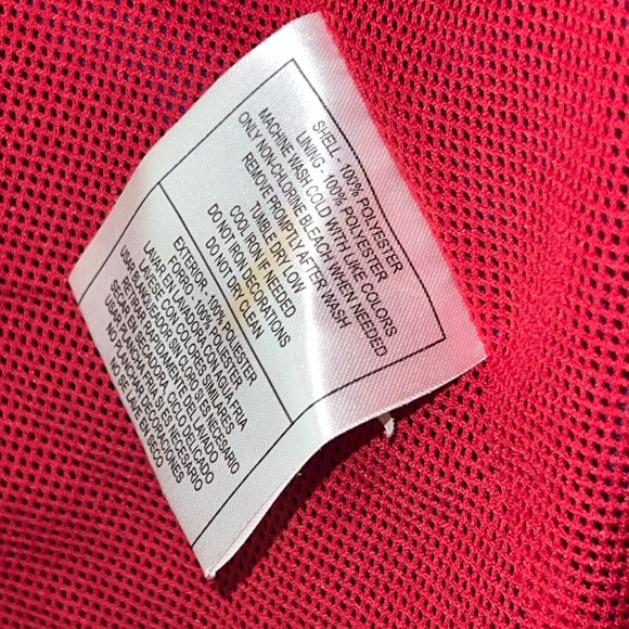 Reebok NFL Team Apparel New York Giants Windbreaker Jacket Adult Medium Blue - Picture 6 of 7